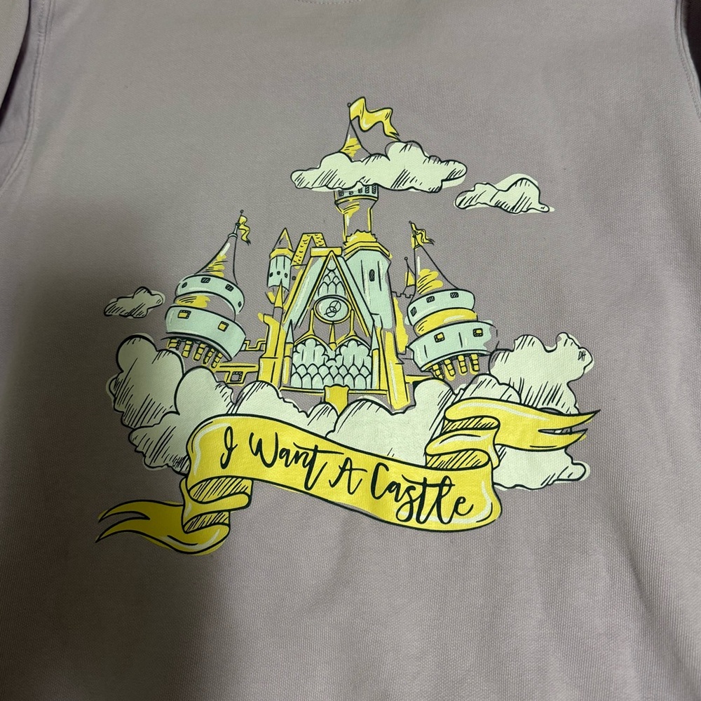 Zip a Dee Tees I want a castle sweatshirt